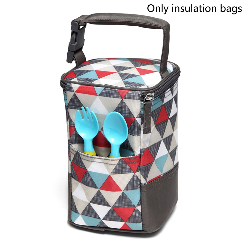 insulation detachable printed fashion baby bottle bag warm