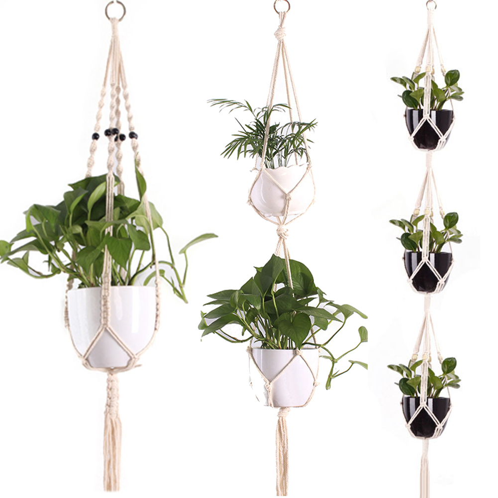 14//16 pulgadas Cesta de flores colgantes para la decoraci/ón del jard/ín del hogar maceta con soporte de planta de revestimiento de fibra de coco maceta de soportes para colgar en la pared