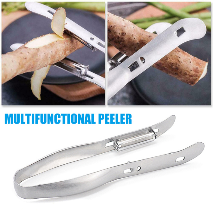 newly double-sided stainless steel vegetable peeler easy to use