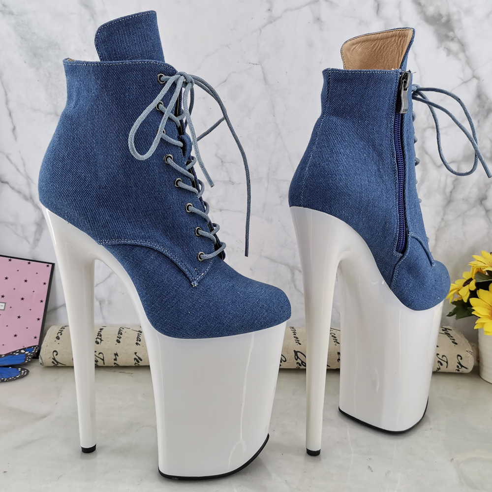 Leecabe 23CM/9inches Leopard Pole dance shoes High Heels Leecabe 23CM/9inches Leopard Pole dance shoes High Heels