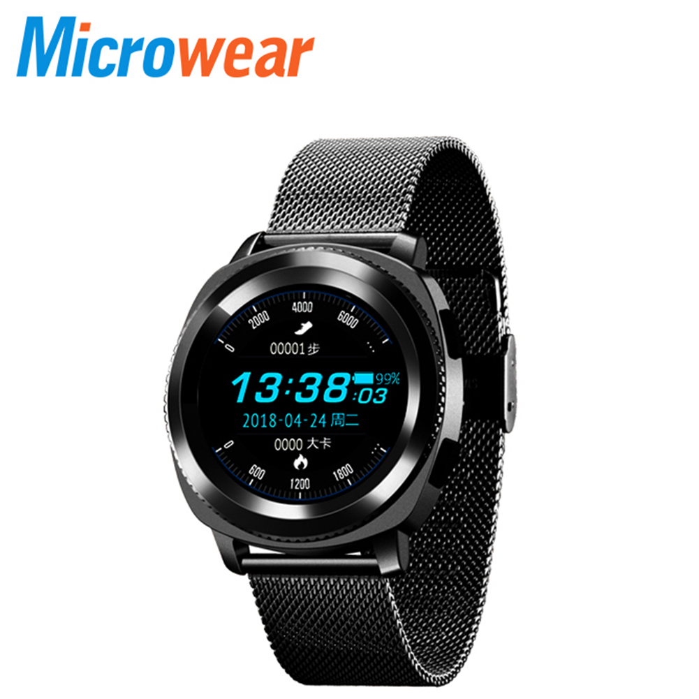 microwear waterproof l2 sports smart watch heart