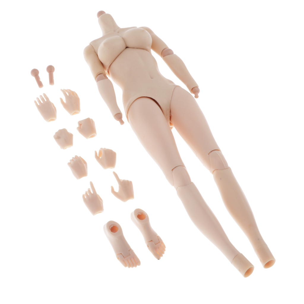 MagiDeal 3 Pair 1//6 Flexible Hands Gloves for 12/" Female Action Figure White