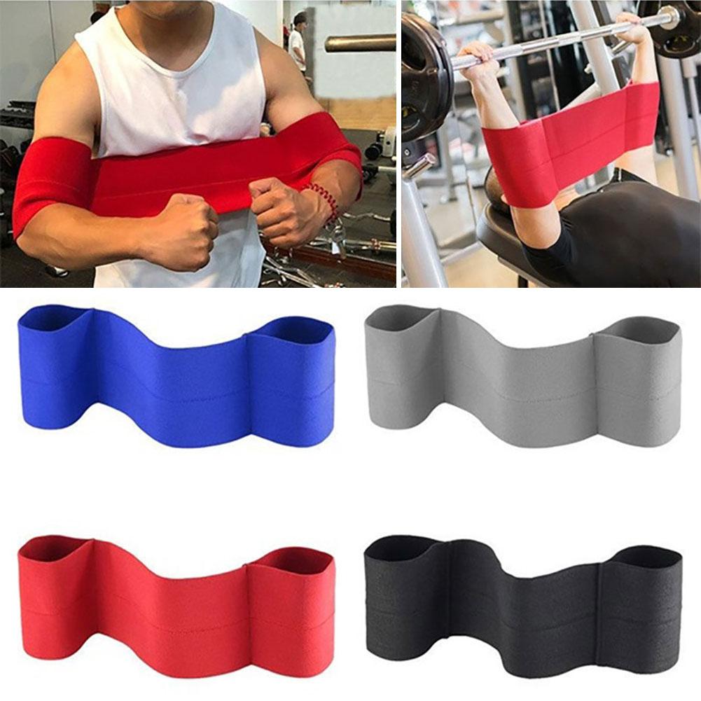 Description Picture 2 of itemBench Press Weightlifting Gym Fitness Elbow Elastic Resistance Band Pilates Yoga Elastic Bands Indoor Outdoor Fitness Equipment