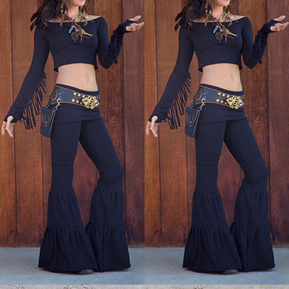 boho flare pants for short legs