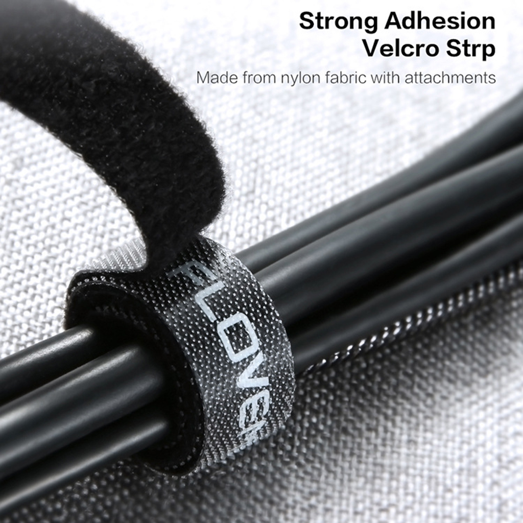 Fastening Straps Cable Ties Pack of 50 Reusable Cord Organizer Keeper Holder