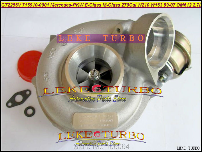 GT2256V 715910-5002S 715910 Turbo Turbocharger For Mercedes-PKW E-Class 270 CDI W210 M-Class W163 1999-07 OM612 2.7L 170HP (4)