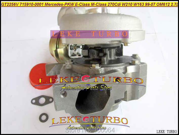 GT2256V 715910-5002S 715910 Turbo Turbocharger For Mercedes-PKW E-Class 270 CDI W210 M-Class W163 1999-07 OM612 2.7L 170HP (1)