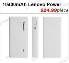 5237 Lenovo 10400mAh power bank
