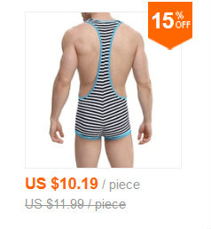 New Cotton Strip Mankini Suspender,Men\'s Wrestling Singlet Bodysuit,Two Colors,S/M/L/XL.