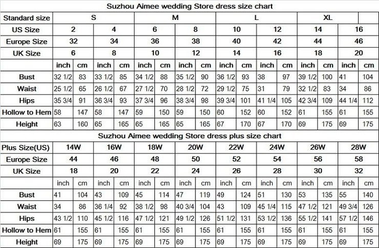Italian Dress Size Chart