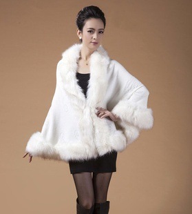 2014 New Winter Women Rabbit Fur Shawls Women Fur ...