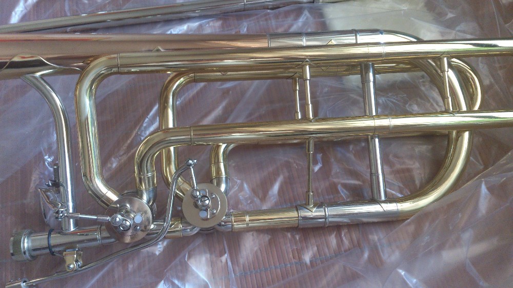 JinBao Bb/F/Eb/D Bass trombone professional trombones Carved your own