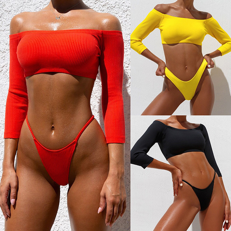 women's long sleeve bathing suit top