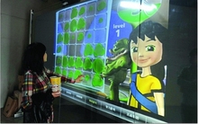 Low cost sale, 17 inch 16:9 format Interactive touch foil , Transparent, no frame, durable and safe