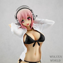 Pack In Retail Box 26cm Super Sonico sexy Anime Action Figures PVC brinquedos Collection Figures toys Men Girls christmas gift