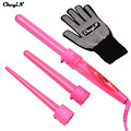 3 Parts Curler Hair Curling Curlers Irons Curl Wand Iron Rizador Rollers Triple Cone Styler Roller