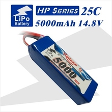 2pcs Redzone lipo battery 25C 5000mAh 14.8V 4s 1p for uav fpv medium multi-axis vehicle fixed-wing aircraft quadcopter