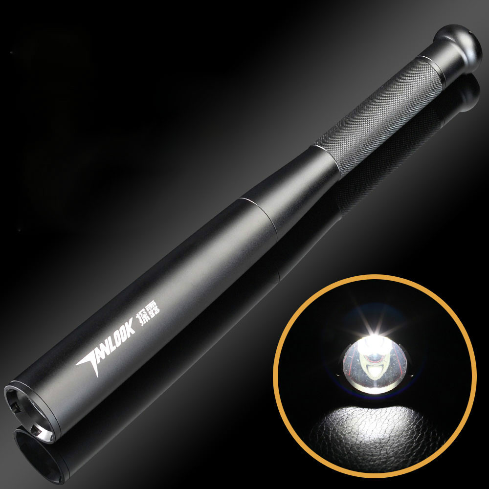self defense Aluminum bat light flashlight military led explosion proof