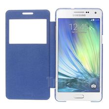 2015 Fashion Mobile Phone Accessories Bags For Samsung A5 View Window Stand Flip Case For Samsung