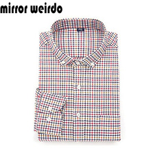 2016 Autumn Fashion Casual Men Shirts Chemise Homme Slim Fit Plaid Camisa Social Masculina Brand Tartan Clothing Plus Size 4XL