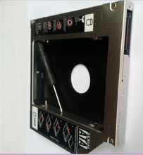 Hot sell universal 12.7mm 2nd HDD caddy , Free shipping with connector IDE to SATA