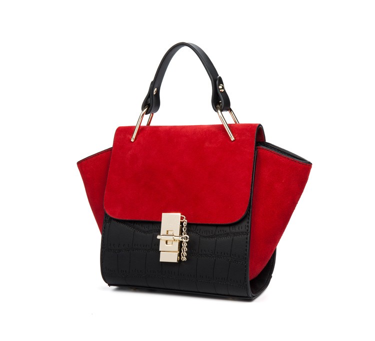 New 2015 Fashion Women Handbags Genuine Leather Bags Woman Stitching Wild Messenger Bags For Women Casual shoulder bags BH1120 (10)