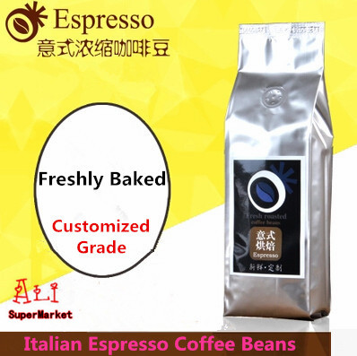 High Quality Italy Coffee Beans Imported Raw Coffee Bean Freshly Baked Italian Espresso Slimming Green Coffee