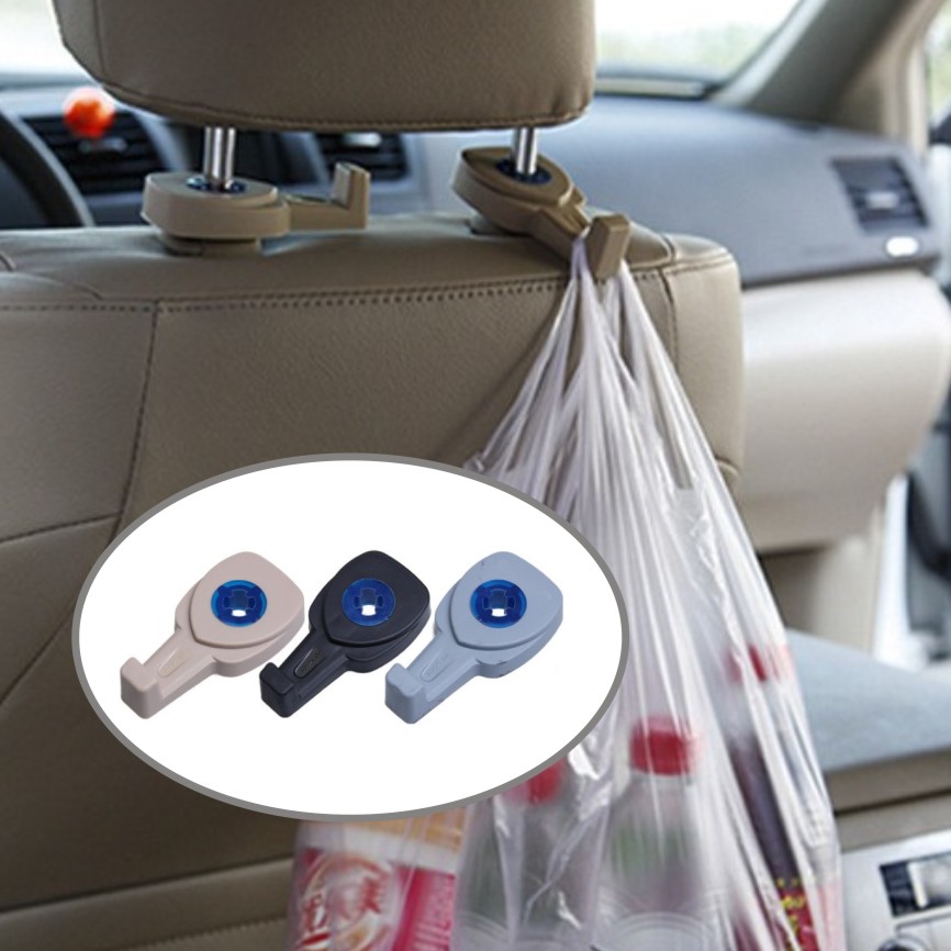 2pcs/lot Auto Car Venicle Seat Bag Hook Headrest Accessories Holder Organizer Hang and convenience bag