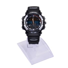 ALIKE A95 Sports 50m Water Resistant Quartz Digital Wrist Watch Black Grey