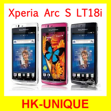 Original Sony Ericsson Xperia Arc S LT18i Mobile Phone 3G WIFI A-GPS 4.2 TouchScreen 8MP Camera free shipping