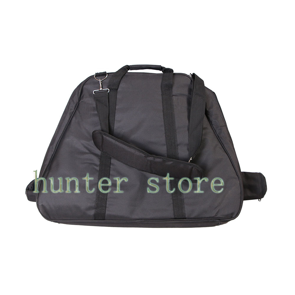 a Triangle Compound Bow Bag Outdoor Archery Bow Hunting Case Deluxe Nylon Bows and Arrows Bag