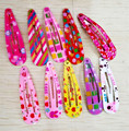 100 pcs lot Baby Hairpin Cute Bow Hair Clip Girls Flower Hair Accessories Mix Color Print