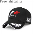 Black Racing Cap Formula 1 Embroidered Letters Wheat F1 Formula Golf Cap Snapback Baseball Cap Casquette
