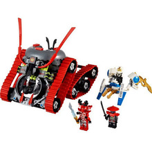 Caliente venta Bela 9794 335 unids Phantom Ninjago Ninja Garmatron modelo bloques huecos de los niños juguetes de ladrillo compatibles con Lego