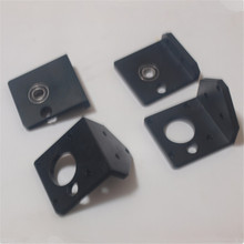 DIY Reprap Prusa i3 rework 3D printer parts aluminum metal black color Z-AXIS BOTTOM LEFT/RIGHT +TOP LEFT/RIGHT kit/set for 8mm