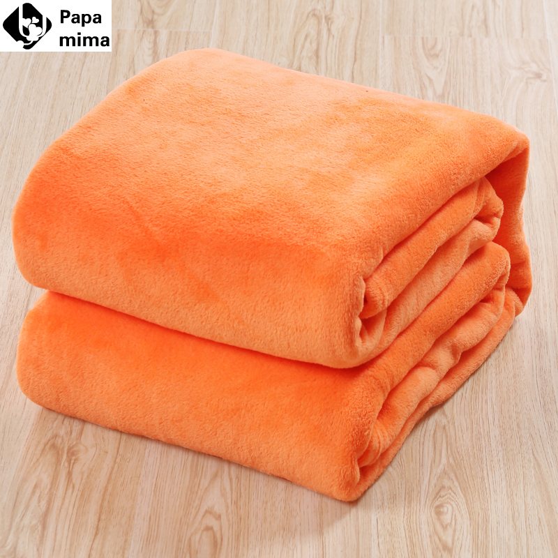180*200cm thicken flano/Flannel solid color air/sofa/bedding/travel/decorative blanket / Throw double faced 180*200cm thicken flano/Flannel solid color air/sofa/bedding/travel/decorative blanket / Throw double faced