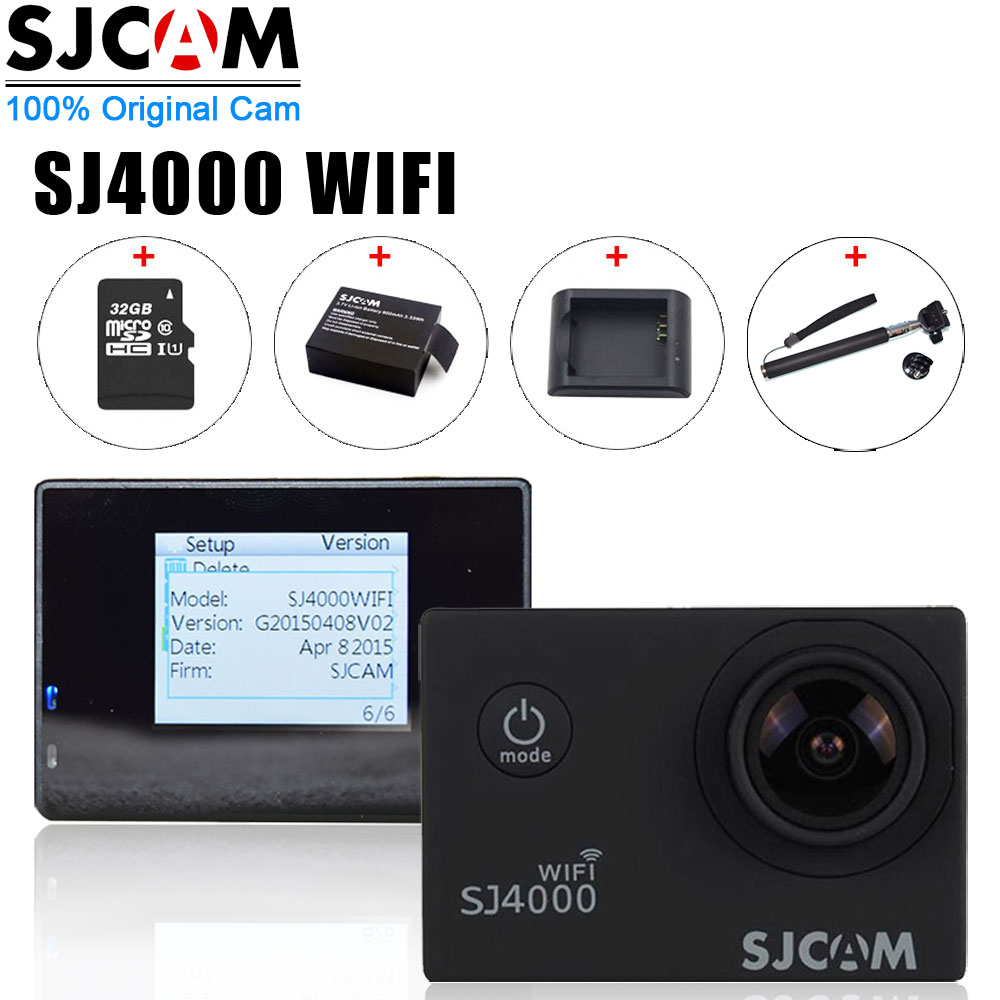  SJCAM SJ4000 Wifi   NTK96655 CPU 1080 P  HD   6        . .