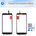 Touch panel for Lenovo A850 touch screen digitizer front outer sensor glass replacement repair tools black