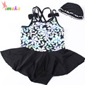 IMAKA Black Swim Beachwear Biquini Infantil Disfraz Disfraces Infantiles Cuter Baby Girls Swimsuit Skirt Swimwear One