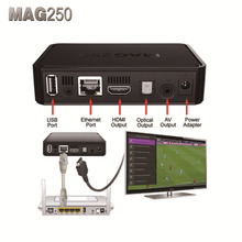 Newest European IPTV BOX Mag250 Linux System with HDTV IPTV Live Channel Tv Mag 250 Iptv