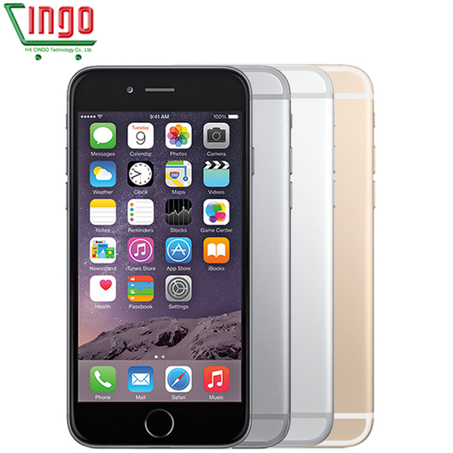 Оригинальный Apple iPhone 6 Plus IOS9 16/64/128 ГБ ROM 5.5 дюймов IPS 8.0MP Отпечатков Пальцев 4 Г LTE Смартфон WI-FI GPS Используется iPhone 6 плюс
