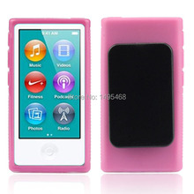 TPU case with belt clip skin cover for Apple ipod nano 7 7th gen free Screen