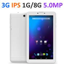 New Slim Design 3G Tablet PC Phone Call GPS Bluetooth FM WIFI Dual Camera 2.0MP