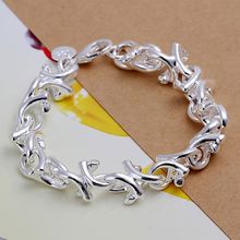 Bracelet silver plated Bracelet silver plated Fashion Jewelry Bracelet Branches Jewelry Wholesale Free Shipping aqaa LH042