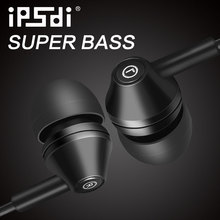 Ipsdi EP1401 Headphones best in-ear Earphone for xiaomi iphones computer mp3 universal Headset with microphone dj hifi earbuds