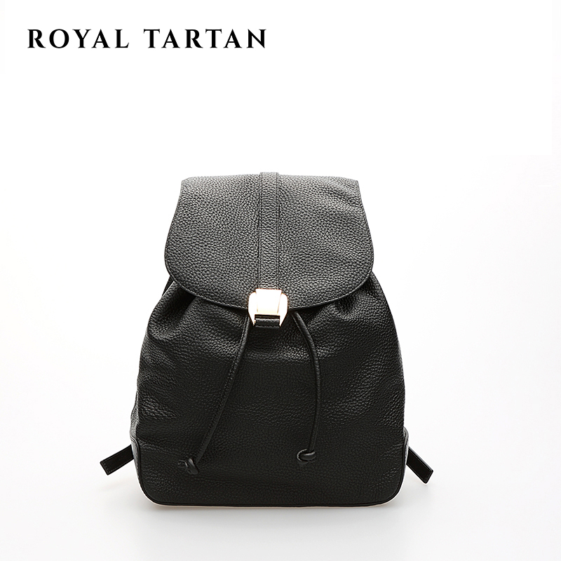 ROYAL font b TARTAN b font Luxury Famous Brand designer women genuine leather backpack 2016 girls