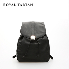 ROYAL font b TARTAN b font Luxury Famous Brand designer women genuine leather backpack 2016 girls