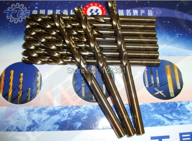 10PCS SET 1 5 38mmHSS M35 Co5 twist drill bits Metal Drilling Twist Drill Bit straight