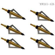 6 pcs bow and arrow archery broadhead arrowhead 2 81 arrow head 100grain recurve bow or