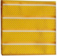 SNT0165 Hot Sale 2014 Fashion Man Yellow Ties Necktie Set Cufflink Hanky Checked Striped Casual Neckties